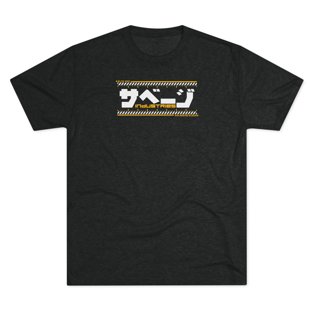 Savage Industries Special Edition "WLCM MKR" Tech Logo Tee (Tri-Blend)
