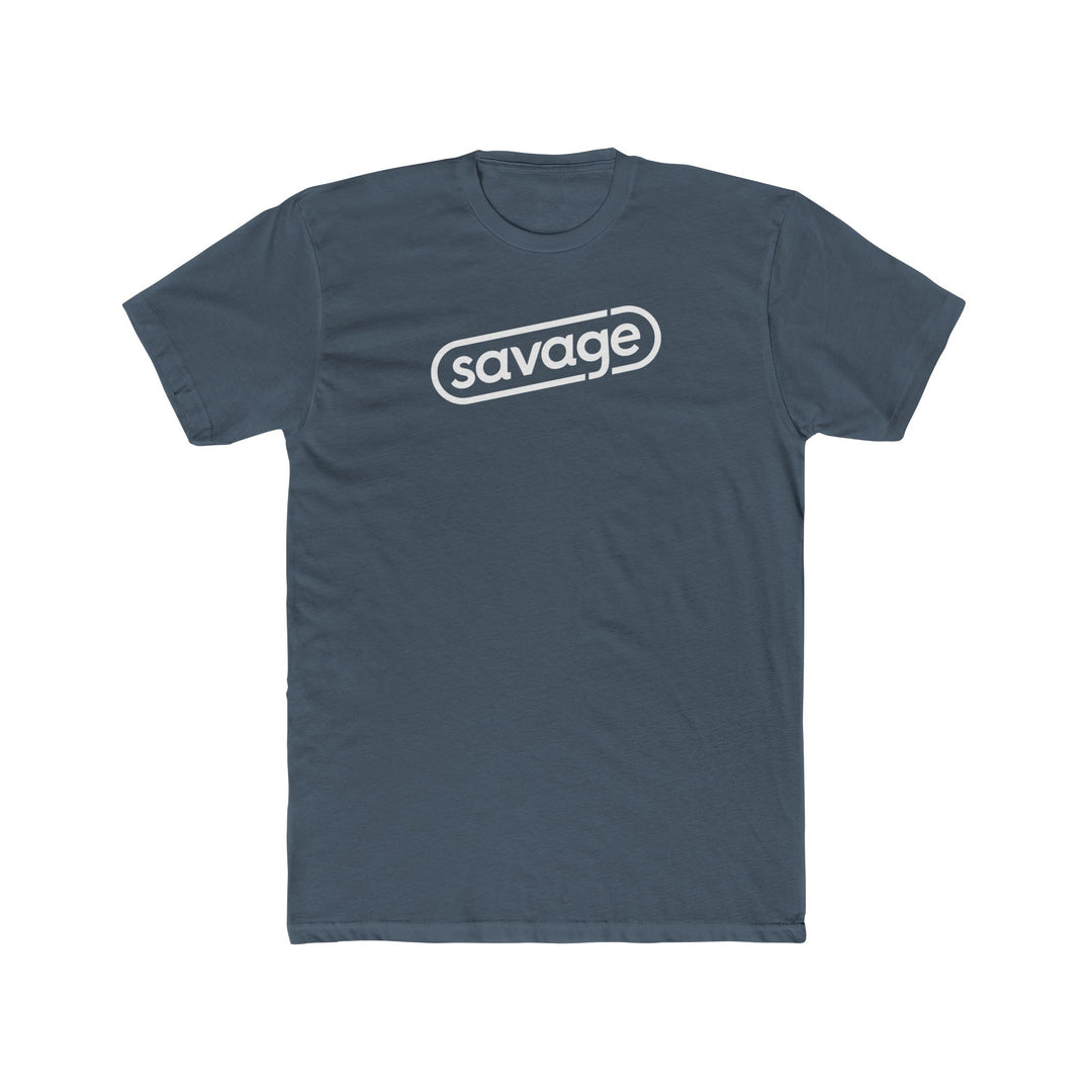Savage Snappy Tee (white logo) (Cotton)