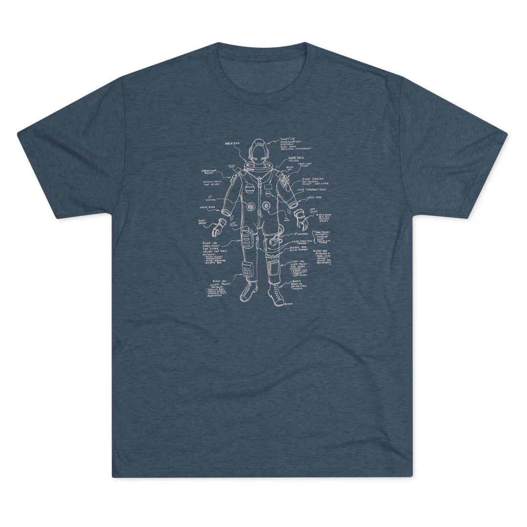 Savage ACES Spacesuit Sketch (Tri-Blend)