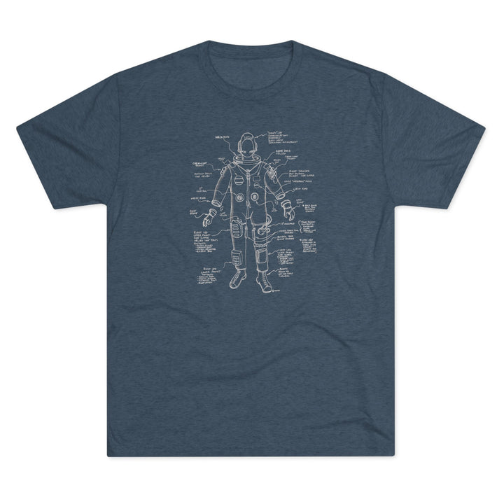 Savage ACES Spacesuit Sketch (Tri-Blend)