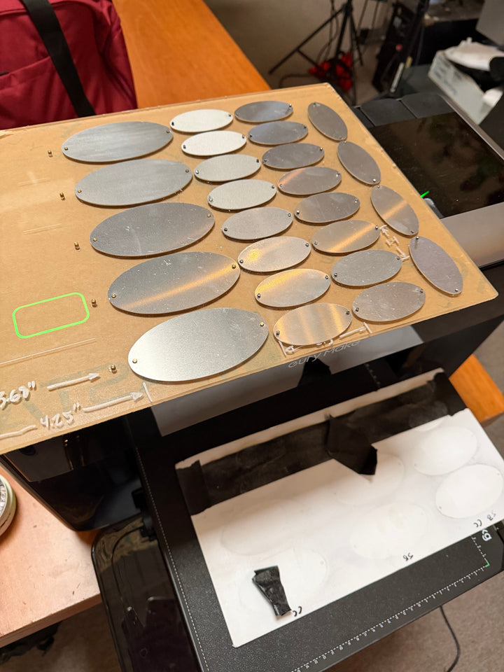 Savage Industries Workshop Machine Labels