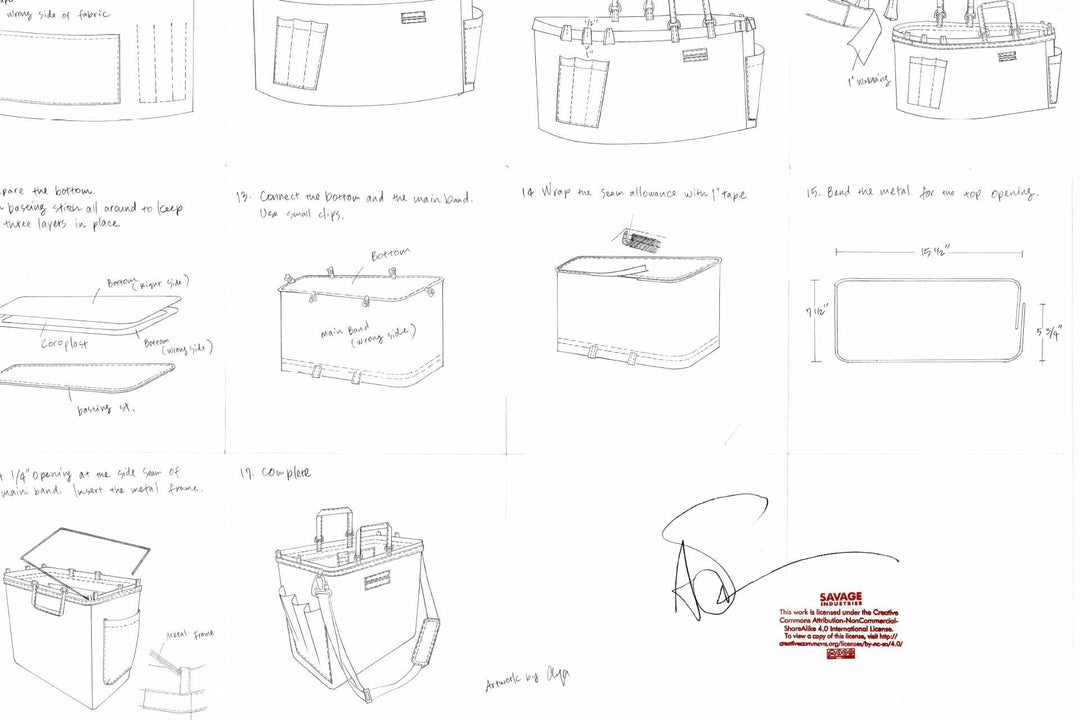 Savage Industries EDC FOUR Bucket Bag Free PDF Plans