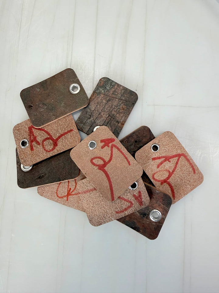 Adam's Leather Workbench Cover Keychain Tab