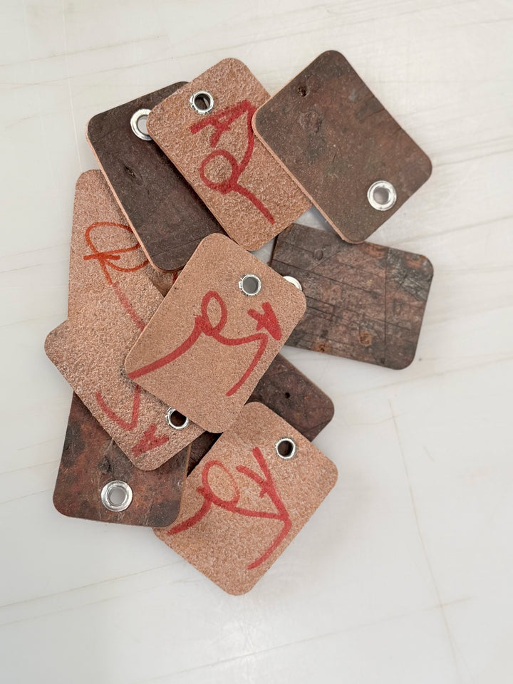 Adam's Leather Workbench Cover Keychain Tab