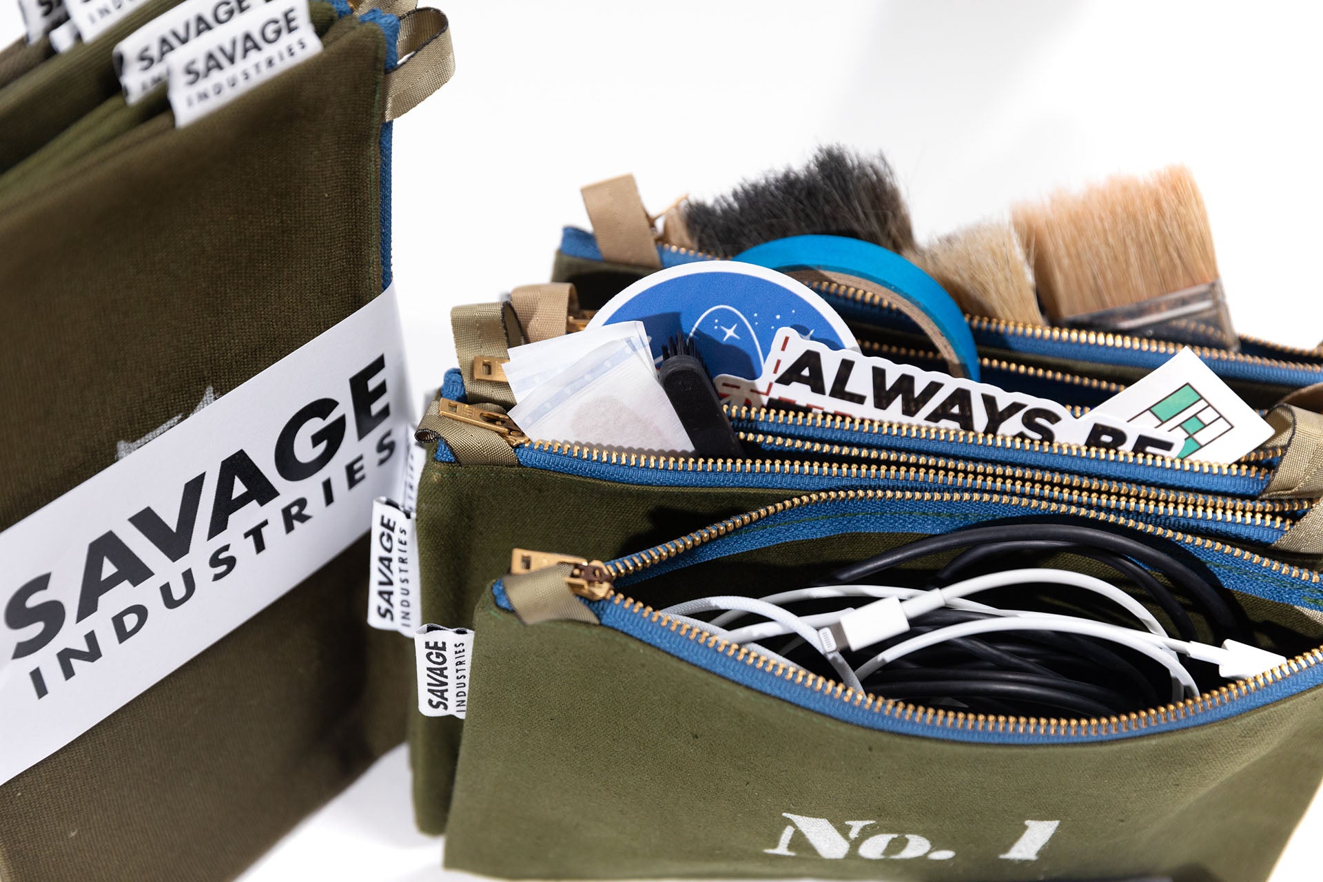 Savage Industries Canvas Pouch Set – Savage Industries Shop